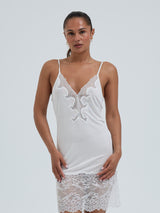 Seamless Basic Silk Slip Romance | Mulberry Silke Underkjole Off-white
