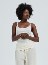 Seamless Basic Silky Sofia | Silke Stroptop Off-white