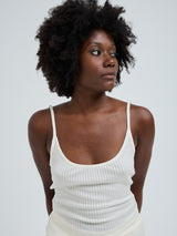 Seamless Basic Silky Sofia | Silke Stroptop Off-white