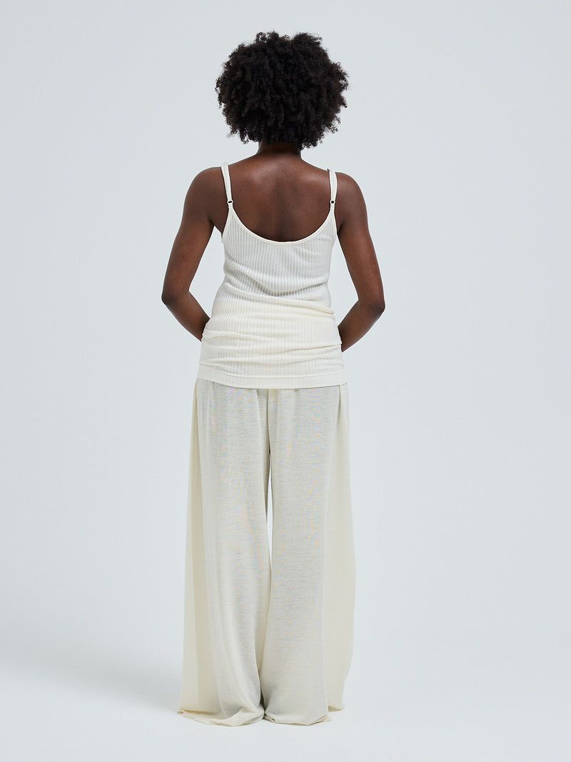 Seamless Basic Silky Sofia | Silke Stroptop Off-white