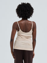 Seamless Basic Silky Sofia | Silke Stroptop Rosa Beige