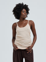 Seamless Basic Silky Sofia | Silke Stroptop Rosa Beige
