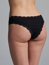 Seamless Basic Silky Tanga | Silke 2-pack Trusser Sort