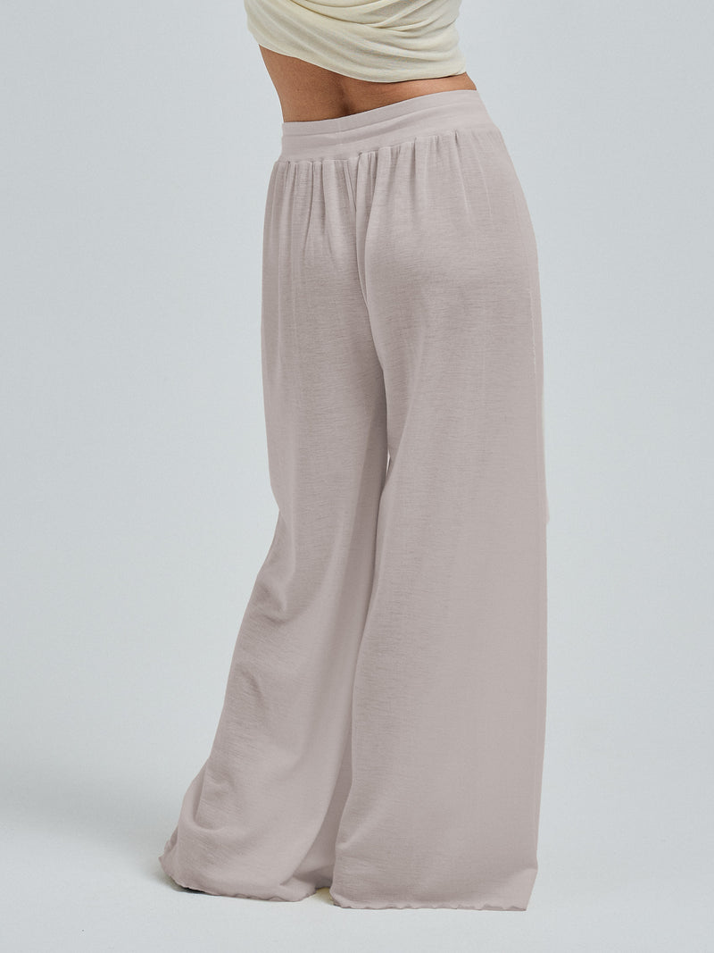 Seamless Basic Woolen Barbera | Merinould Bukser Beige