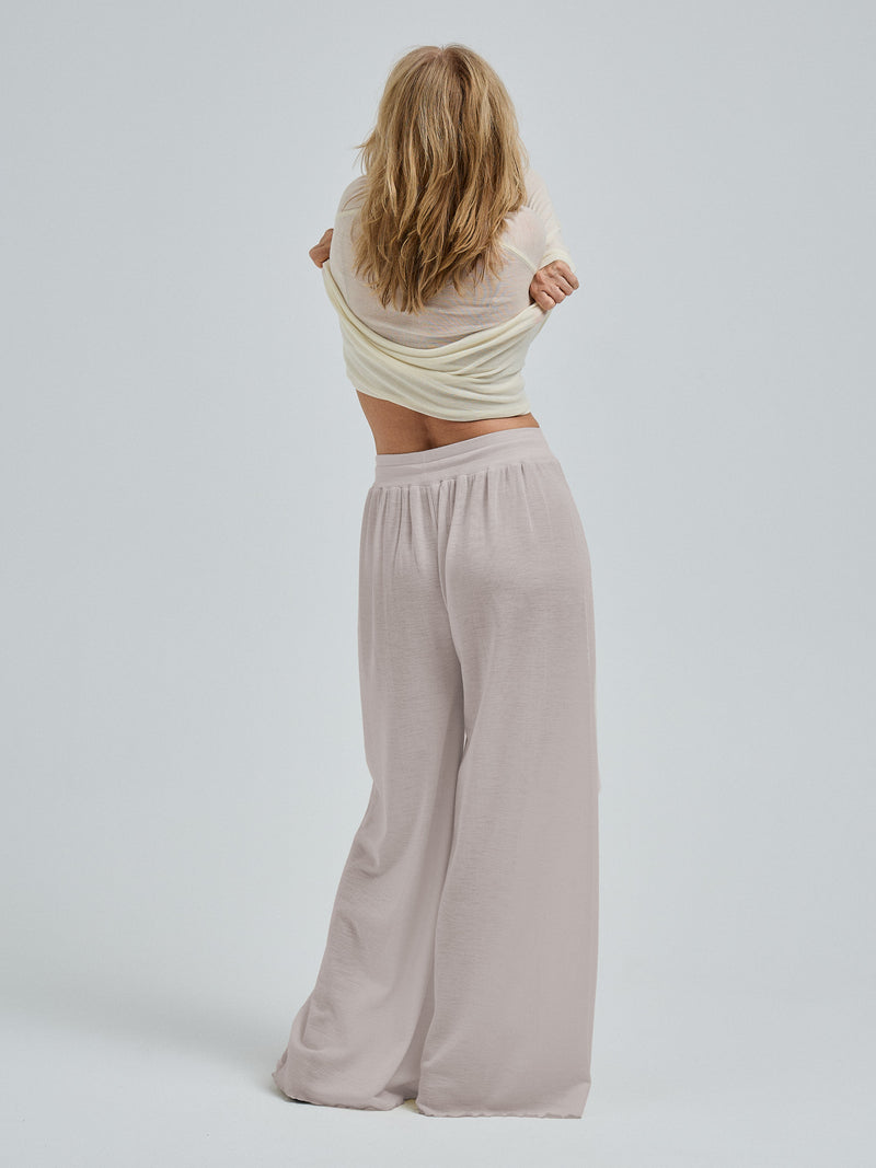Seamless Basic Woolen Barbera | Merinould Bukser Beige