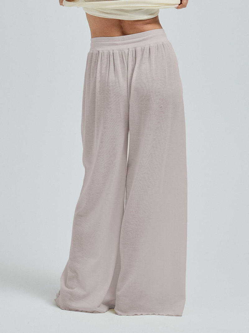 Seamless Basic Woolen Barbera | Merinould Bukser Beige