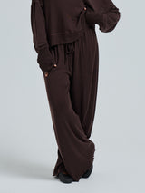 Seamless Basic Woolen Barbera | Merinould Bukser Dark Brown