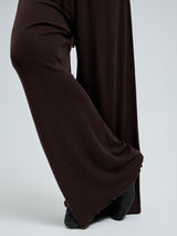 Seamless Basic Woolen Barbera | Merinould Bukser Dark Brown