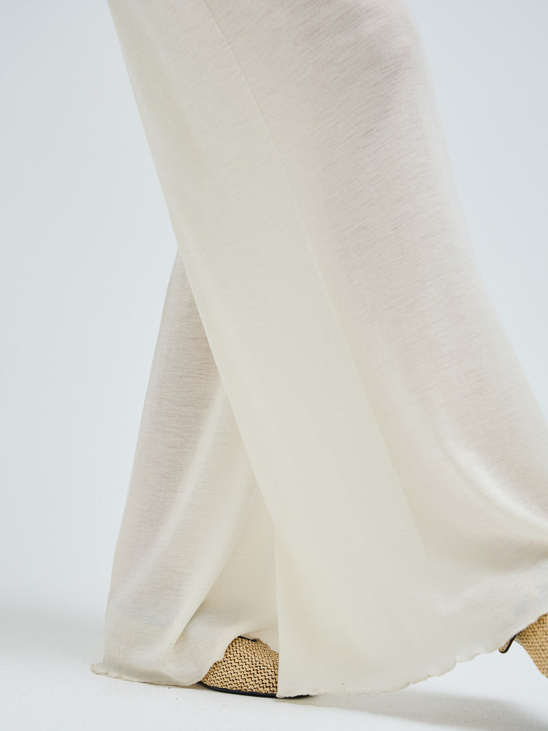 Seamless Basic Woolen Barbera | Merinould Bukser Off-white