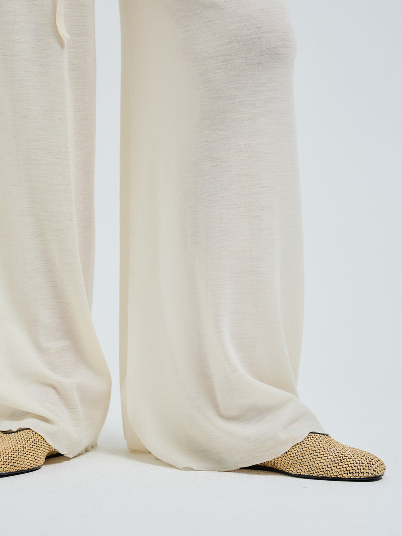 Seamless Basic Woolen Barbera | Merinould Bukser Off-white