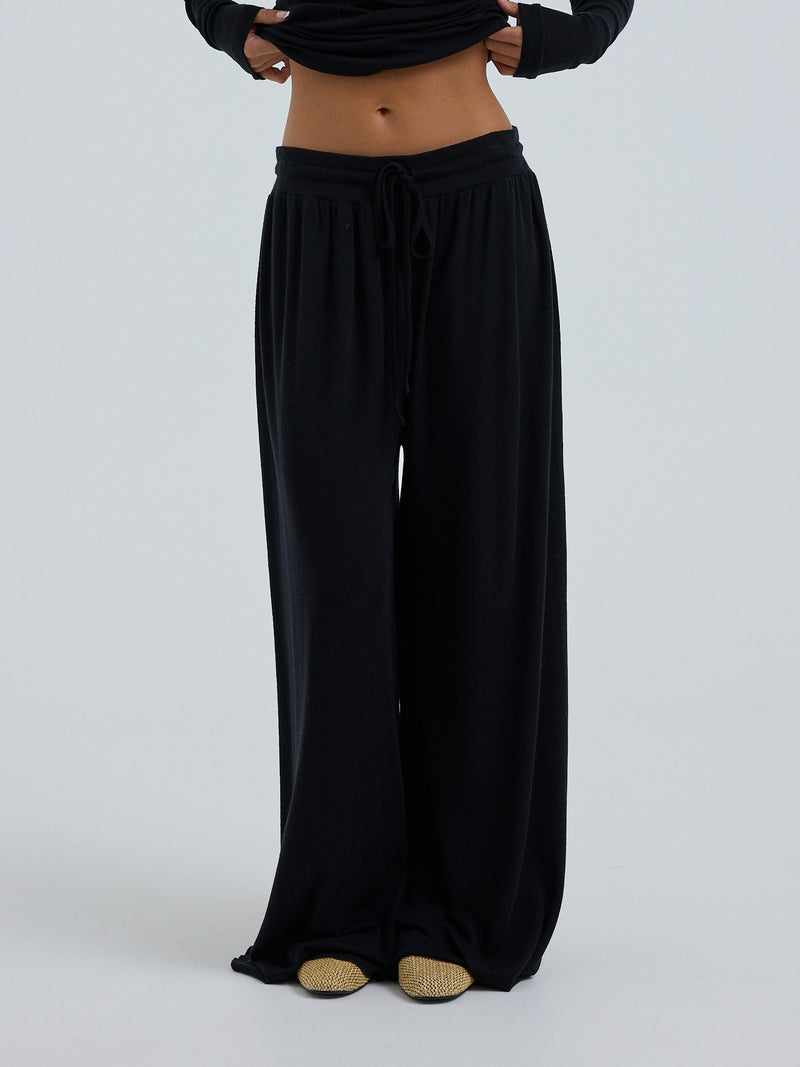 Seamless Basic Woolen Barbera | Merinould Bukser Sort