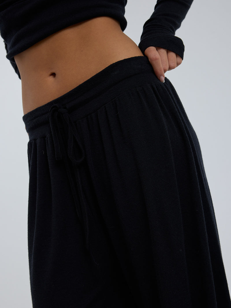 Seamless Basic Woolen Barbera | Merinould Bukser Sort