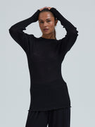 Woolen Classic Blouse | Merinould - Sort