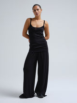 Seamless Basic Woolen Viola | Merinould Stroptop Sort