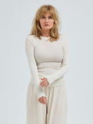 Wooly Long Sleeve | Uld Silke - Off-white