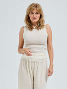 Wooly Tank | Uld Silke - Off-white