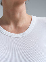 Seamless Basic Allure | Økologisk bomuld L/S T-Shirt Hvid