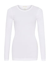 Seamless Basic Allure | Økologisk bomuld L/S T-Shirt Hvid