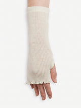 Seamless Basic Mano | Merinould Wrist warmer Off-white