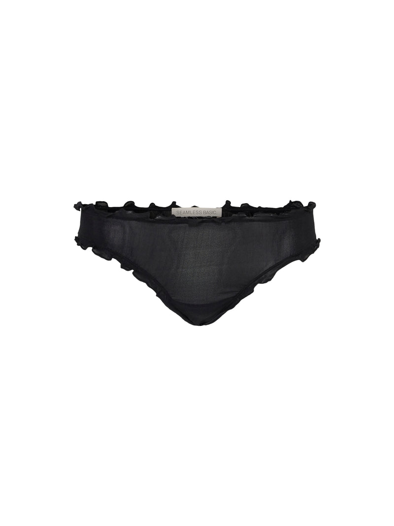 Seamless Basic Sheer Pantie | Silke 2-pack Trusser Sort