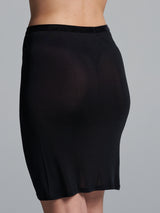 Seamless Basic Sporty Skirt | Silke Underskørt Sort